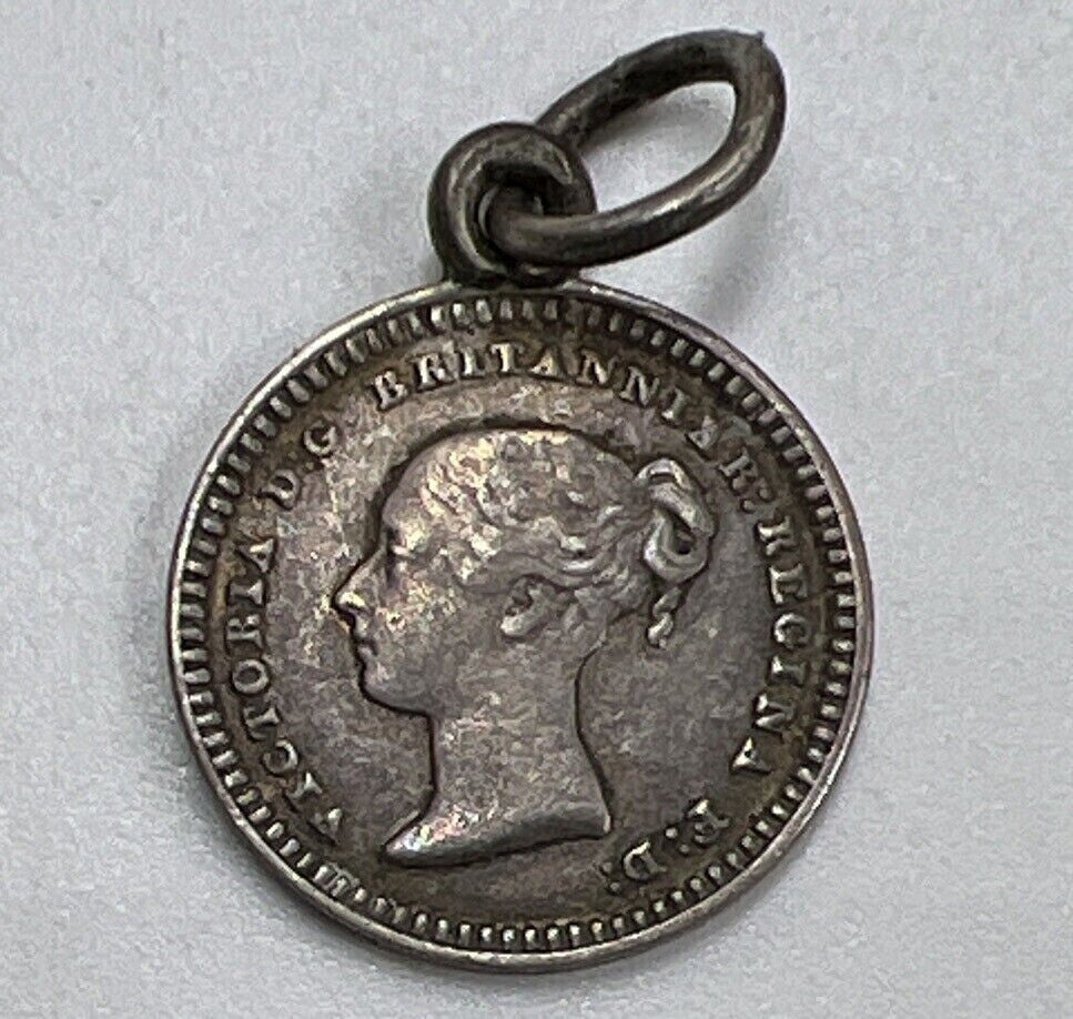 1843 1-1/2 Pence | British Silver Coin | Victoria | Fine Collectable Grade a166