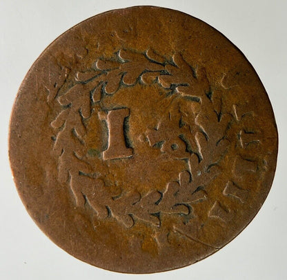 1683 - 1706 Portugal Pedro II 1 1/2 Reis Coin | Collectable Grade