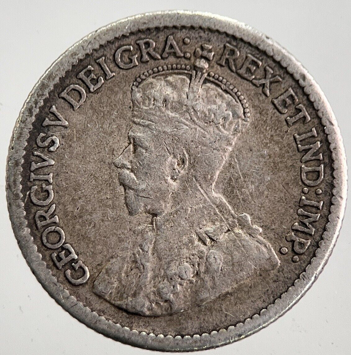 1916 Canada 5 Cents Silver Coin | Fine Collectable Grade | a7814