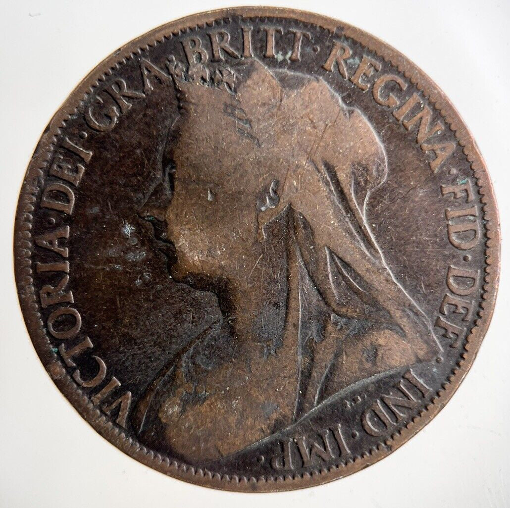 1898 Victoria One Penny Coin | Collectable Grade