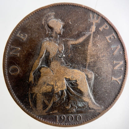 1900 Victoria One Penny Coin | Collectable Grade