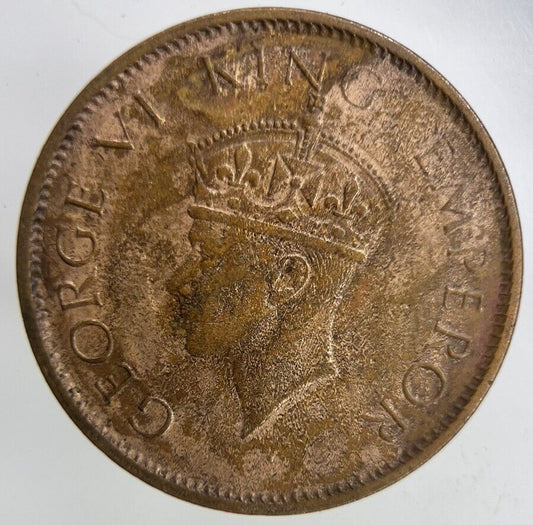 1940 India 1/4 Quarter Anna Coin | Fine Collectable Grade