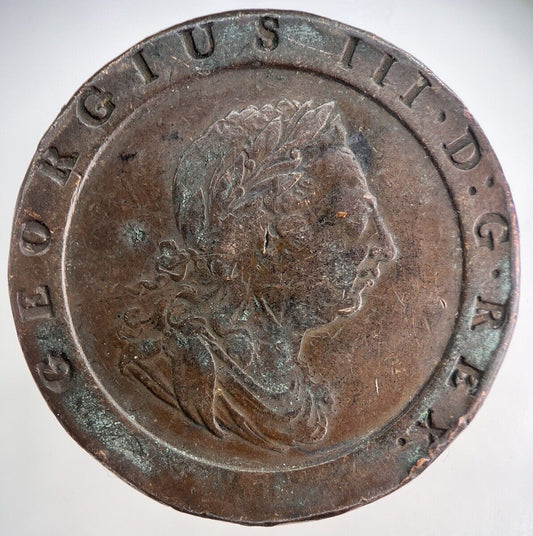 1797 George III Cartwheel Two - Pence Coin | Very High Grade | a3898