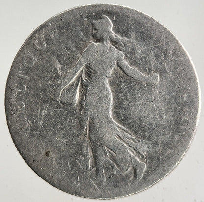 1898 France 50 Centimes Silver Coin | Collectable Grade