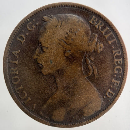 1888 Victoria One Penny Coin | Collectable Grade