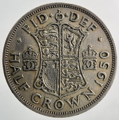 1950 George VI Half - Crown Coin | Fine Collectable Grade