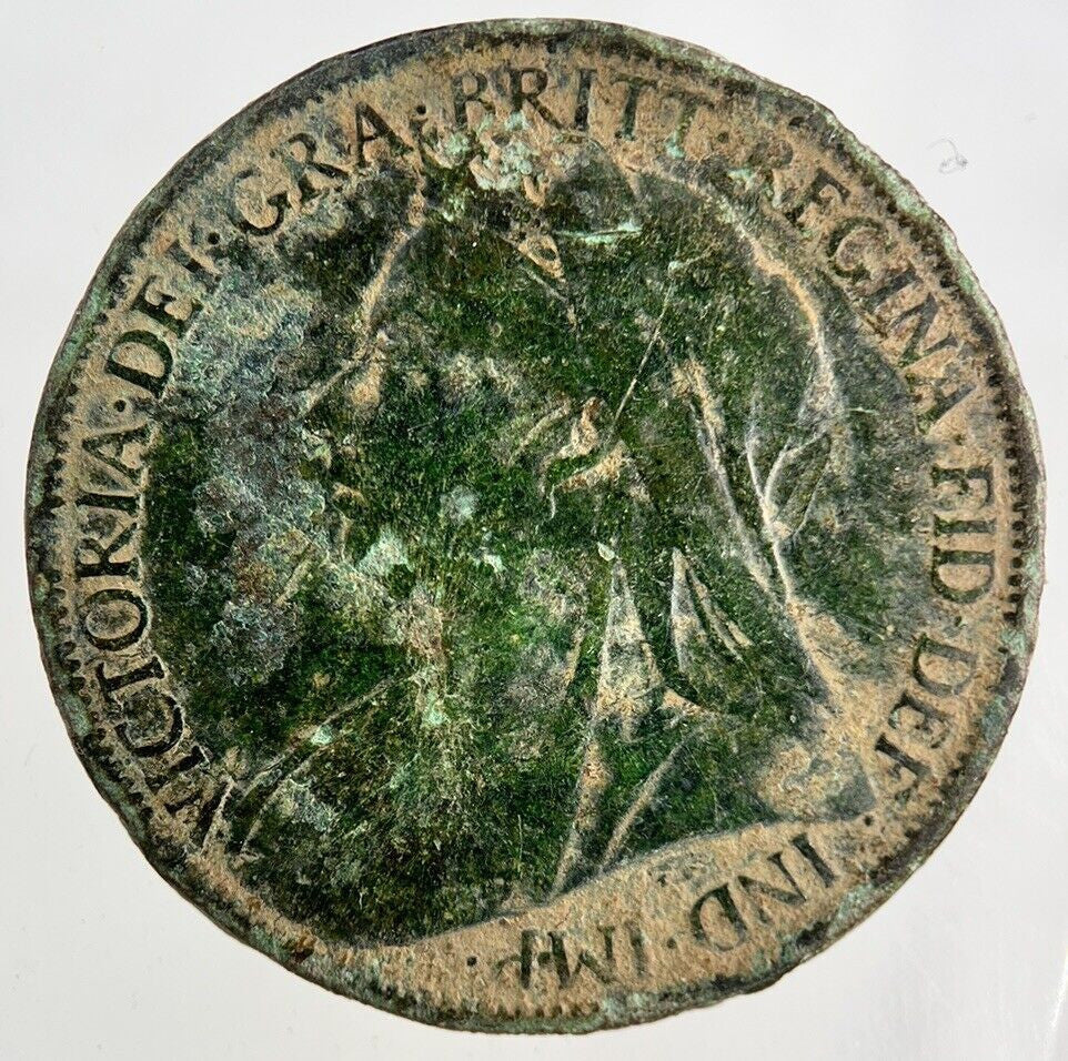 1901 Victoria One Penny Coin | Collectable Grade