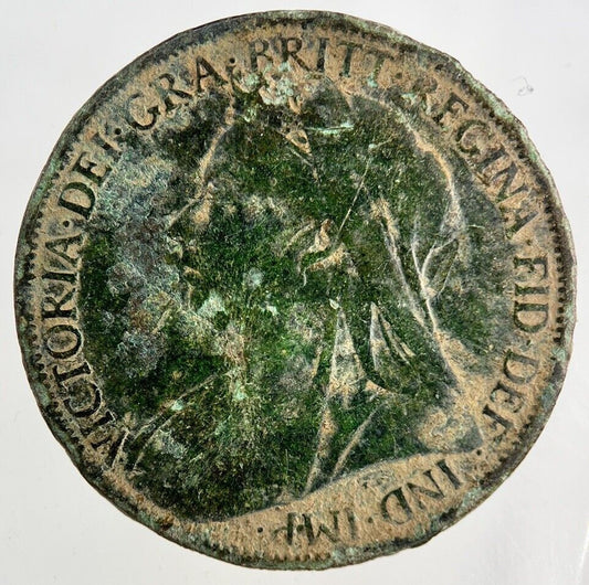 1901 Victoria One Penny Coin | Collectable Grade