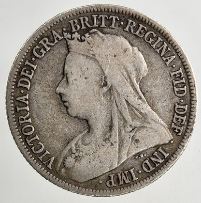 1898 Victoria Shilling Silver Coin | Fine Collectable Grade