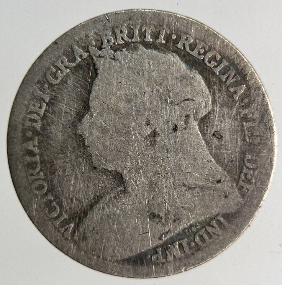 1899 Victoria Threepence Silver Coin | Collectable Grade