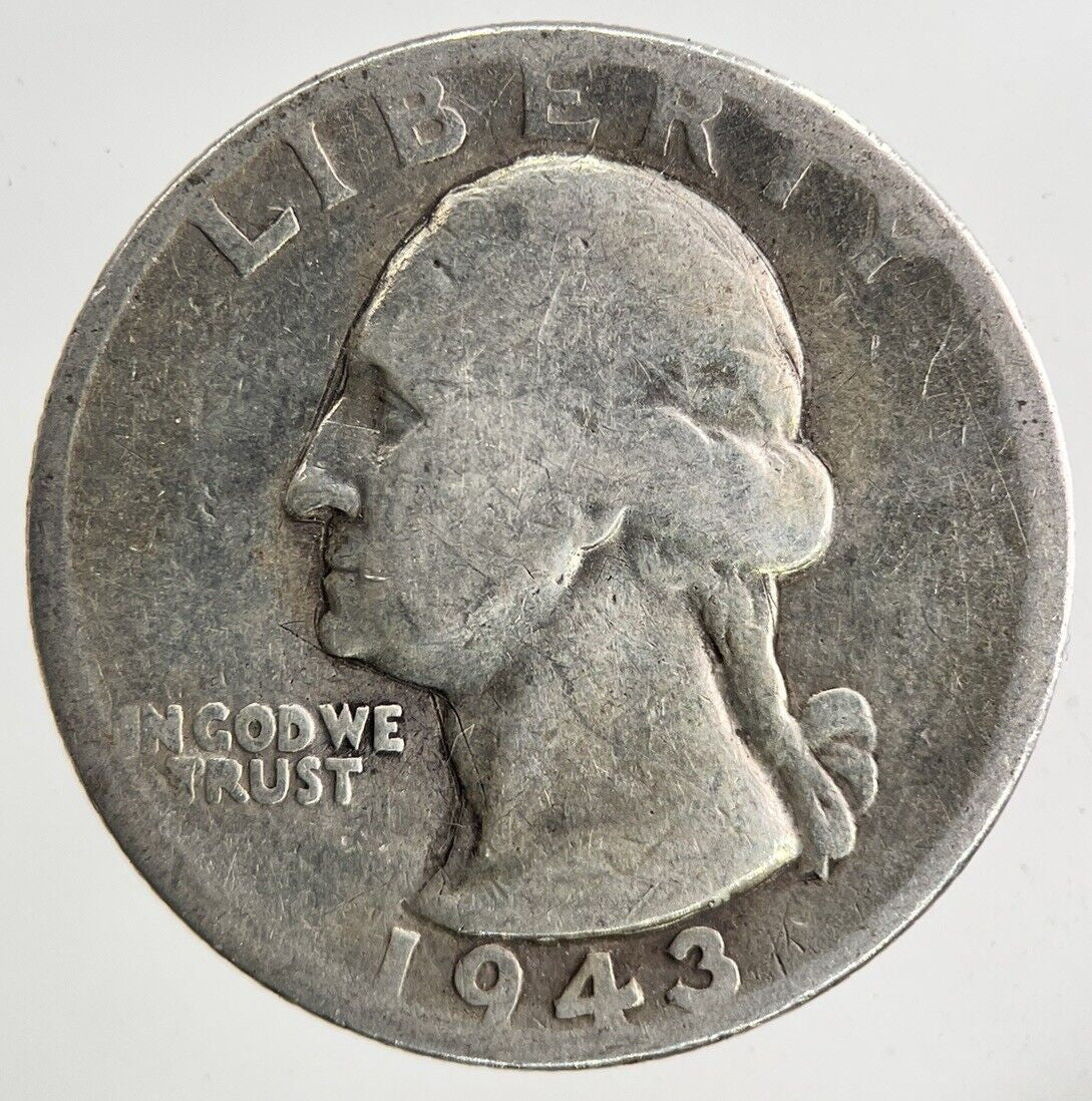 1943 US USA Quarter Dollar Silver Coin | Collectable Grade