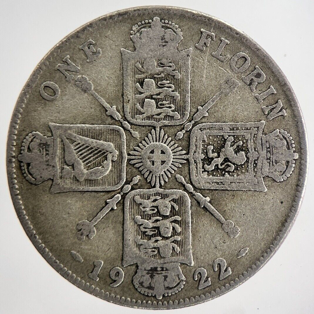 1922 George V Florin Silver Coin | Collectable Grade