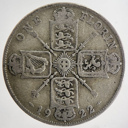 1922 George V Florin Silver Coin | Collectable Grade
