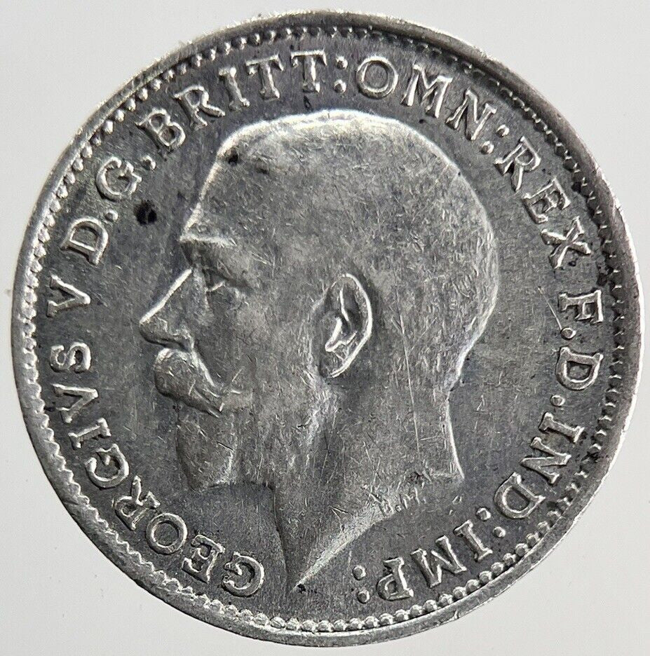 1917 George V Threepence Silver Coin | Very High Grade