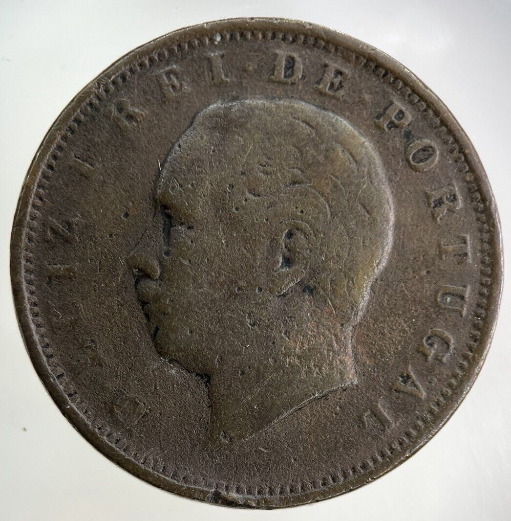 1883 Portugal XX 20 Reis Coin | Collectable Grade