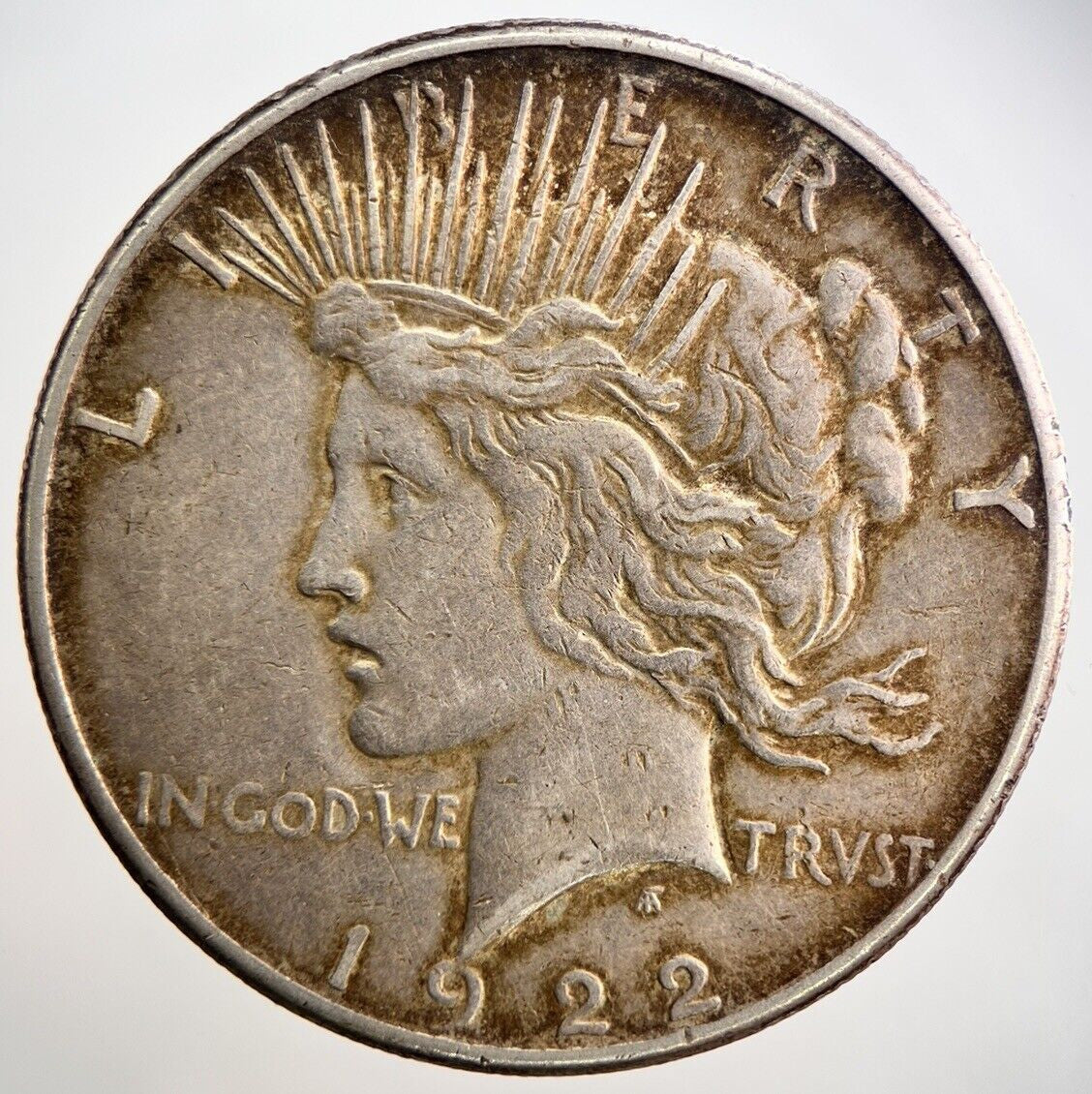 1922 - S US USA Peace Dollar Silver Coin | Collectable Grade | a2695