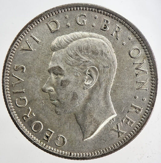 1944 George VI Half - Crown Silver Coin | Fine Collectable Grade | a6210