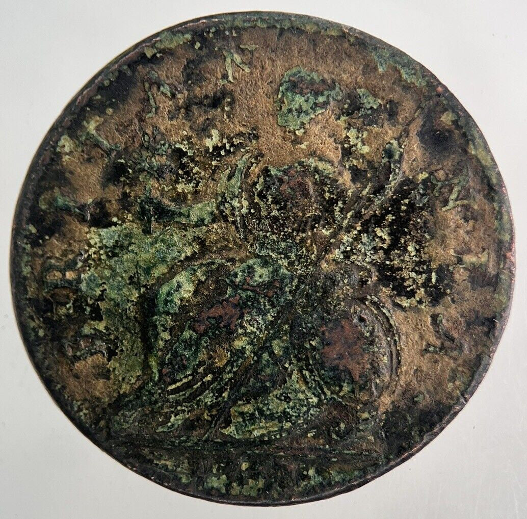 1763 George 2nd II Half - Penny Coin | Fine Collectable Grade | a9984