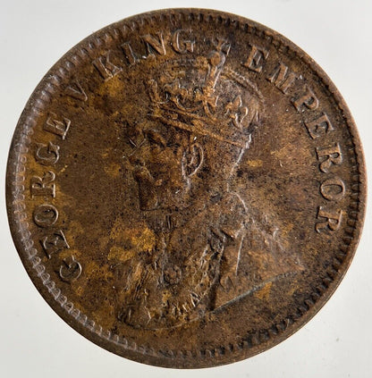 1912 India 1/4 Quarter Anna Coin | Fine Collectable Grade