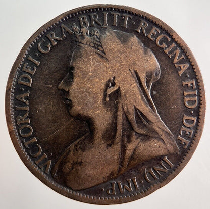 1896 Victoria One Penny Coin | Collectable Grade