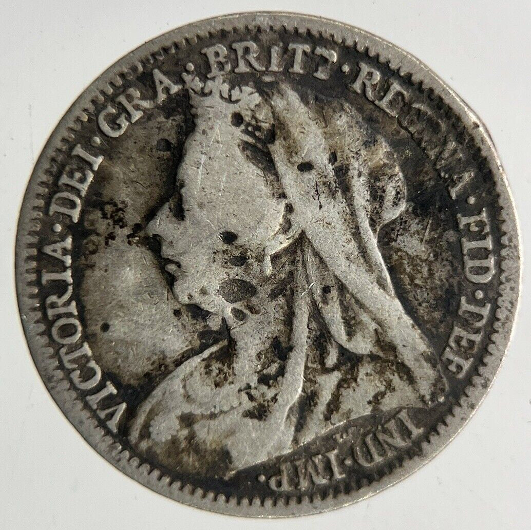 1896 Victoria Threepence Silver Coin | Collectable Grade