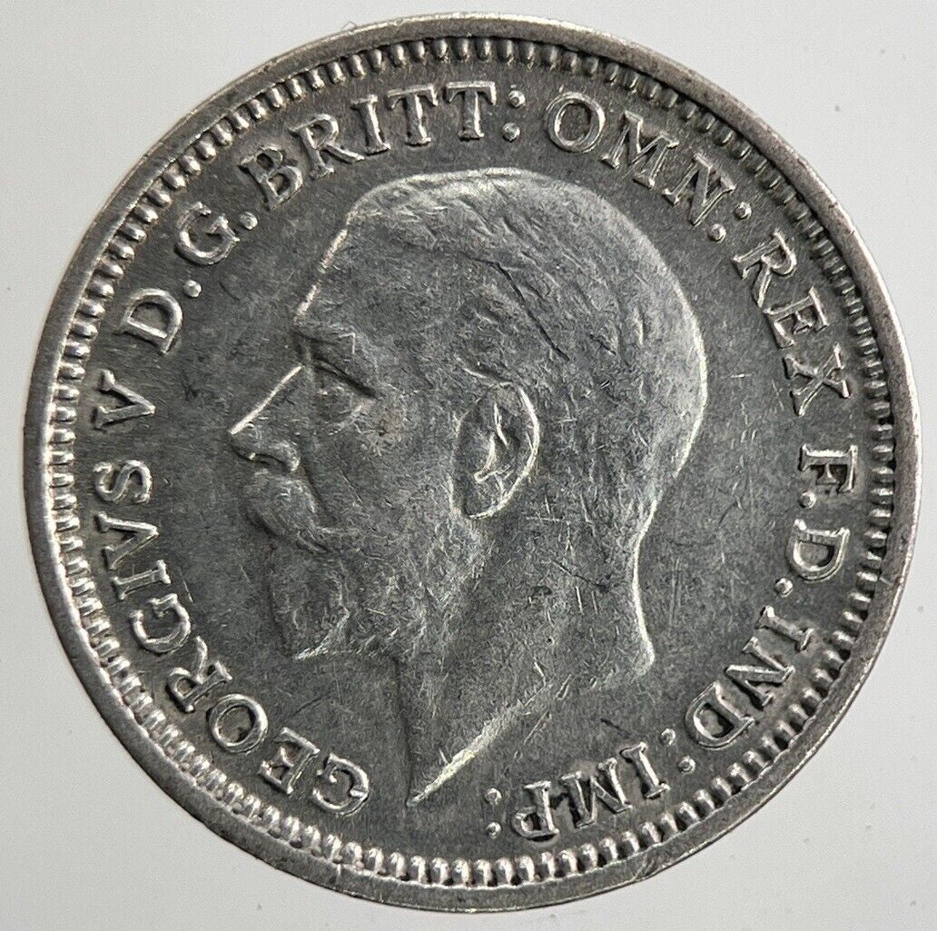 1933 George V Threepence Silver Coin | Very High Grade