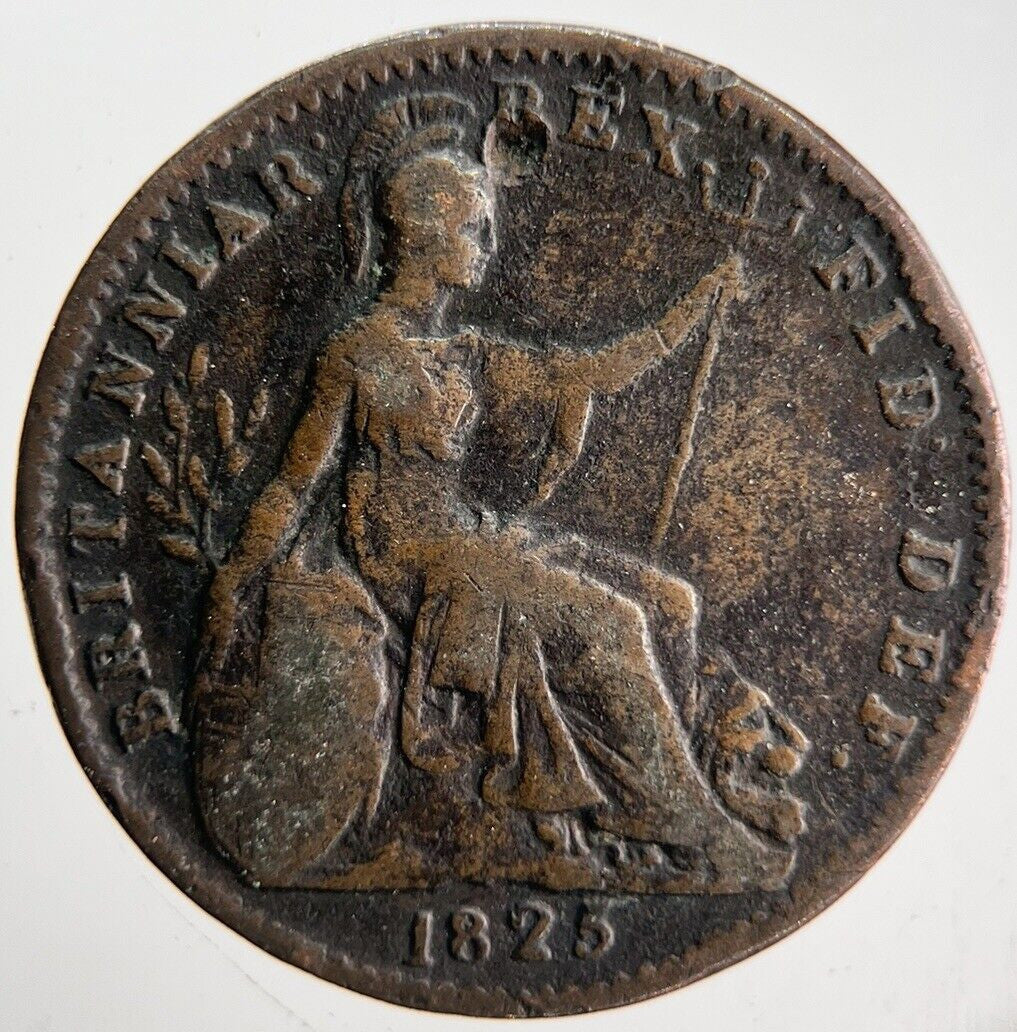 1825 George IV Farthing Coin | Fine Collectable Grade | a4585