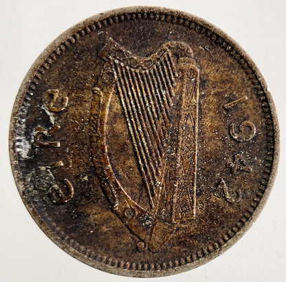 1942 Irish Threepence Coin | Fine Collectable Grade
