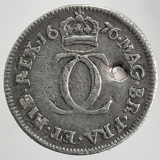 1676 Charles II 2nd Maundy Two - Pence Silver Coin | Collectable Grade | a6100