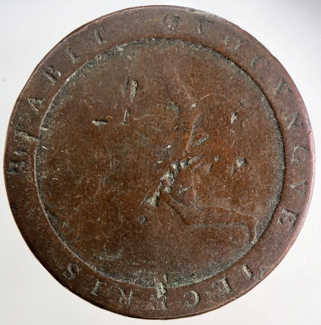 1813 Isle of Man One Penny Coin | Collectable Grade