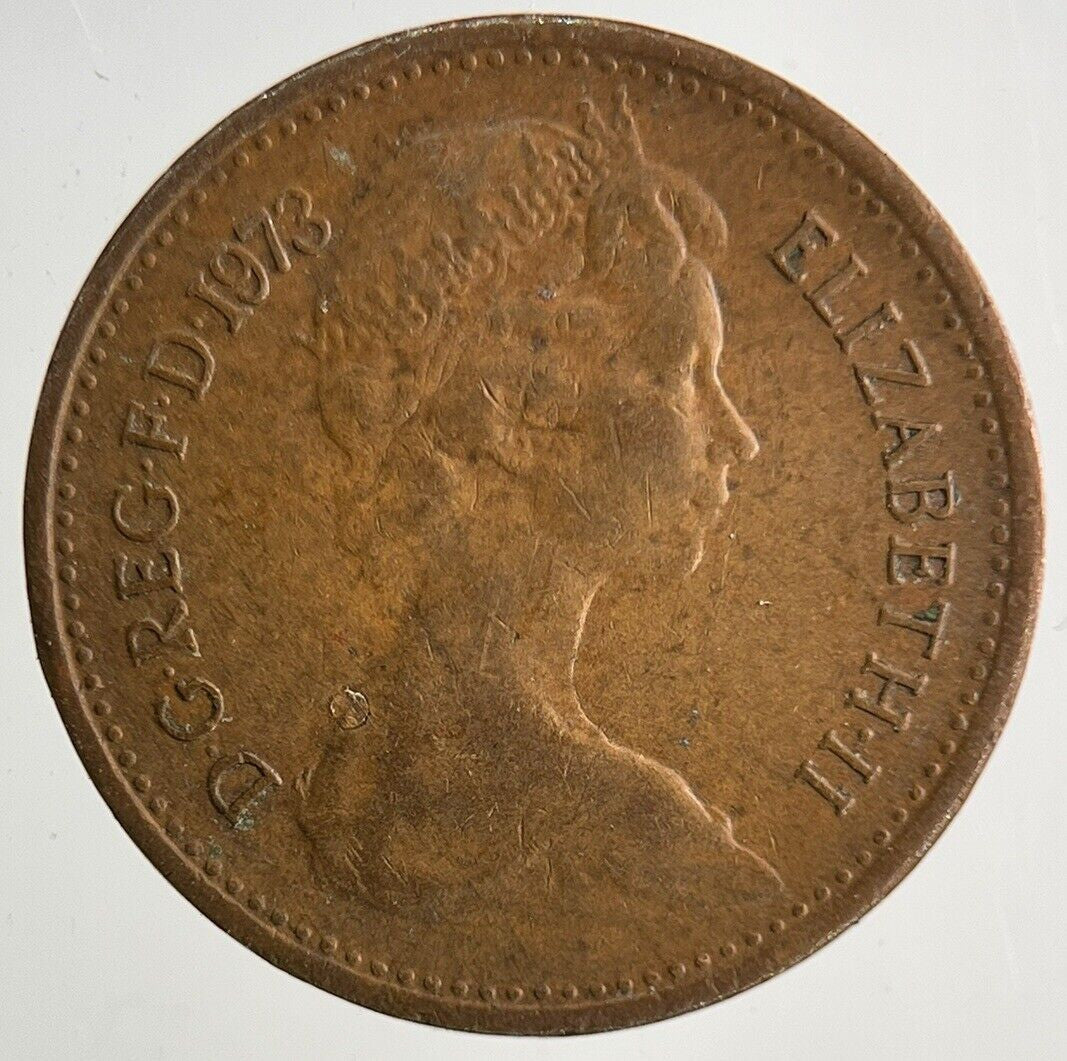 1973 Elizabeth II 2nd New 1/2 Half - Penny Coin | Fine Collectable Grade