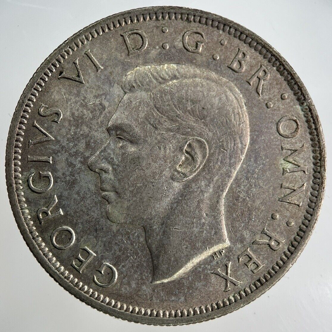 1942 George VI Half - Crown Silver Coin | Fine Collectable Grade