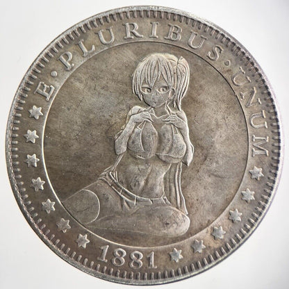 American Morgan Dollar Style Naked Nude Woman Coin | Collectable Grade | a2517