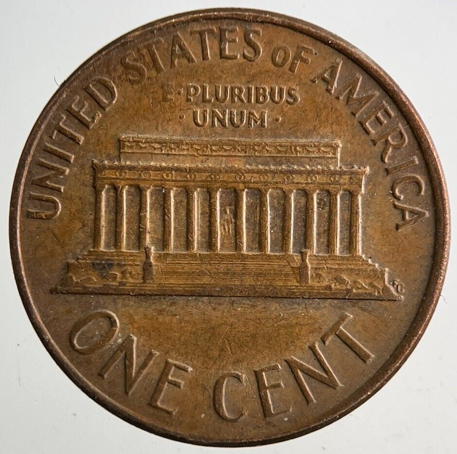 1968 - D US USA One Cent Coin | Fine Collectable Grade