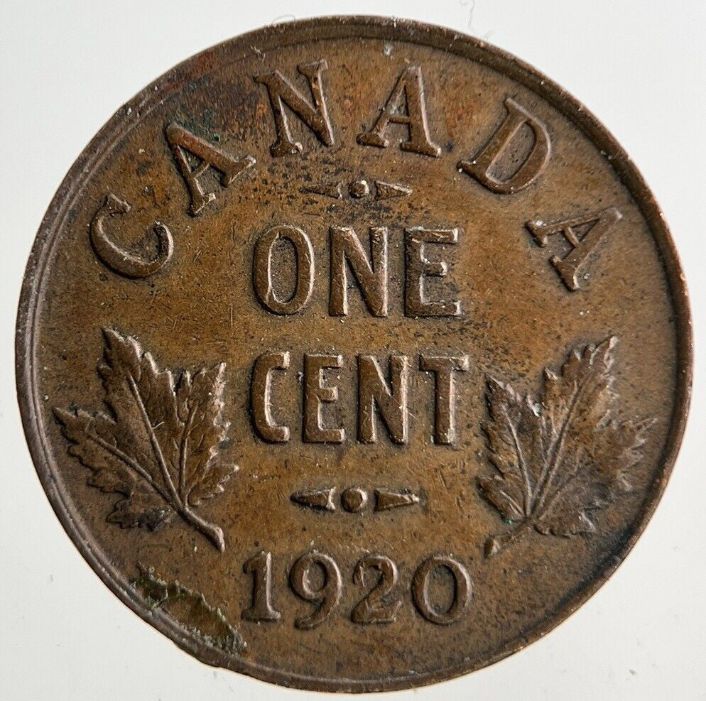 1920 Canada 1 One Cent Coin | Very High Grade