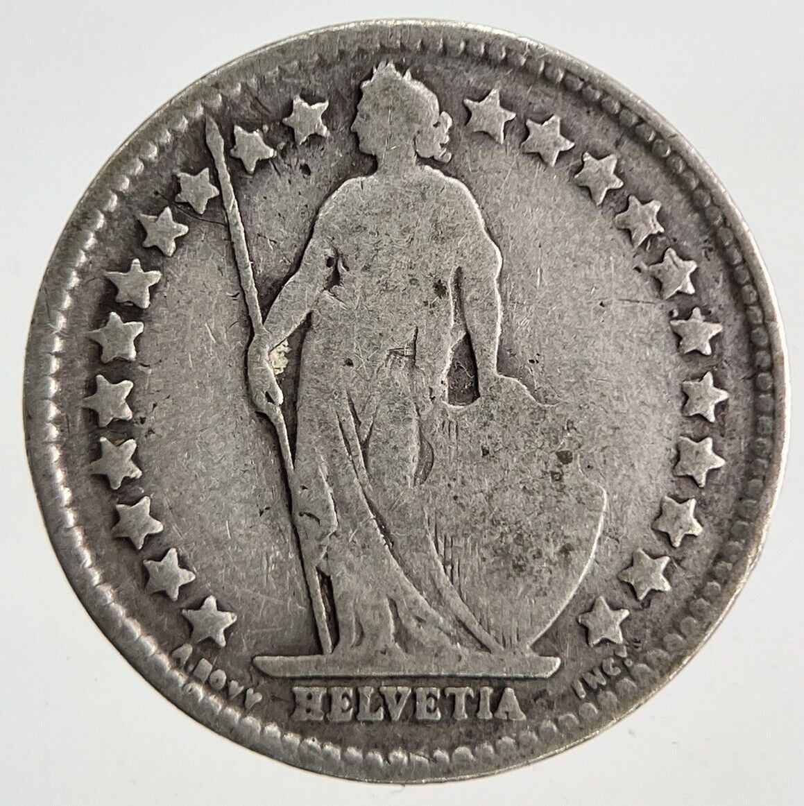 1907 Switzerland Swiss 1/2 Half Franc Silver Coin | Collectable Grade