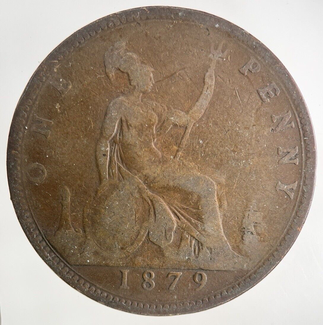 1879 Victoria One Penny Coin | Collectable Grade