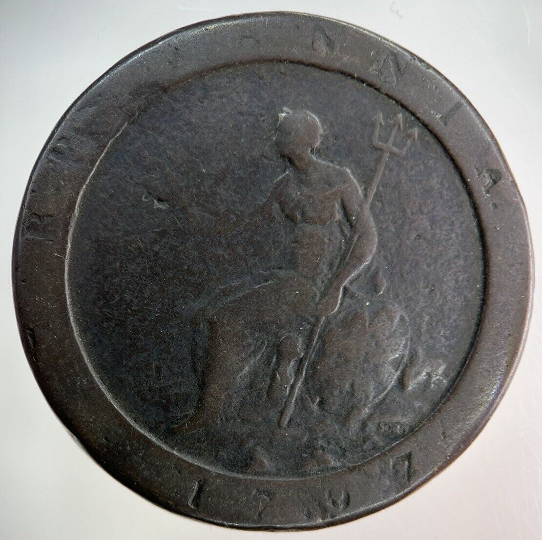 1797 George III 3rd Cartwheel One Penny Coin | Collectable Grade