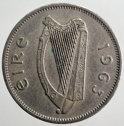 1963 Irish Dog Sixpence Coin | Very High Grade | a7407