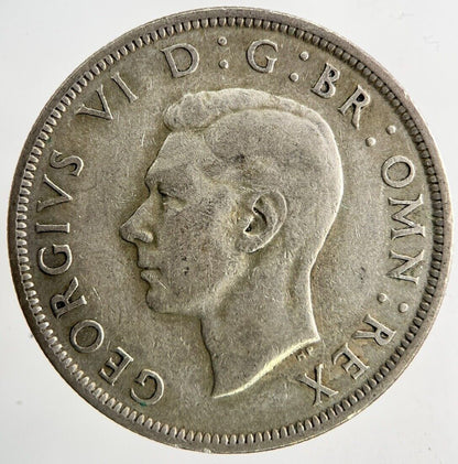 1945 George VI Half - Crown Silver Coin | Fine Collectable Grade