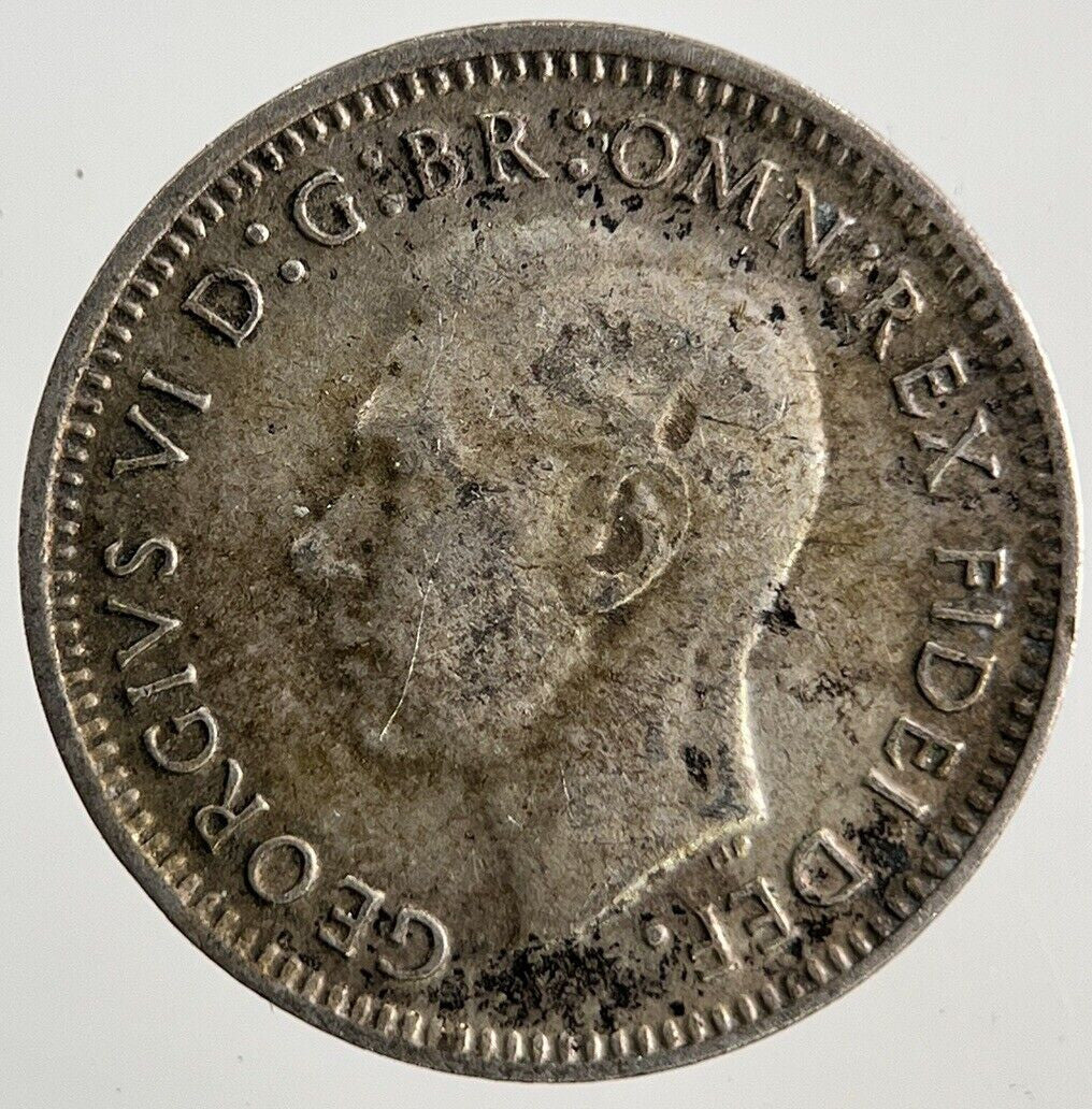 1949 Australia Threepence Silver Coin | Fine Collectable Grade