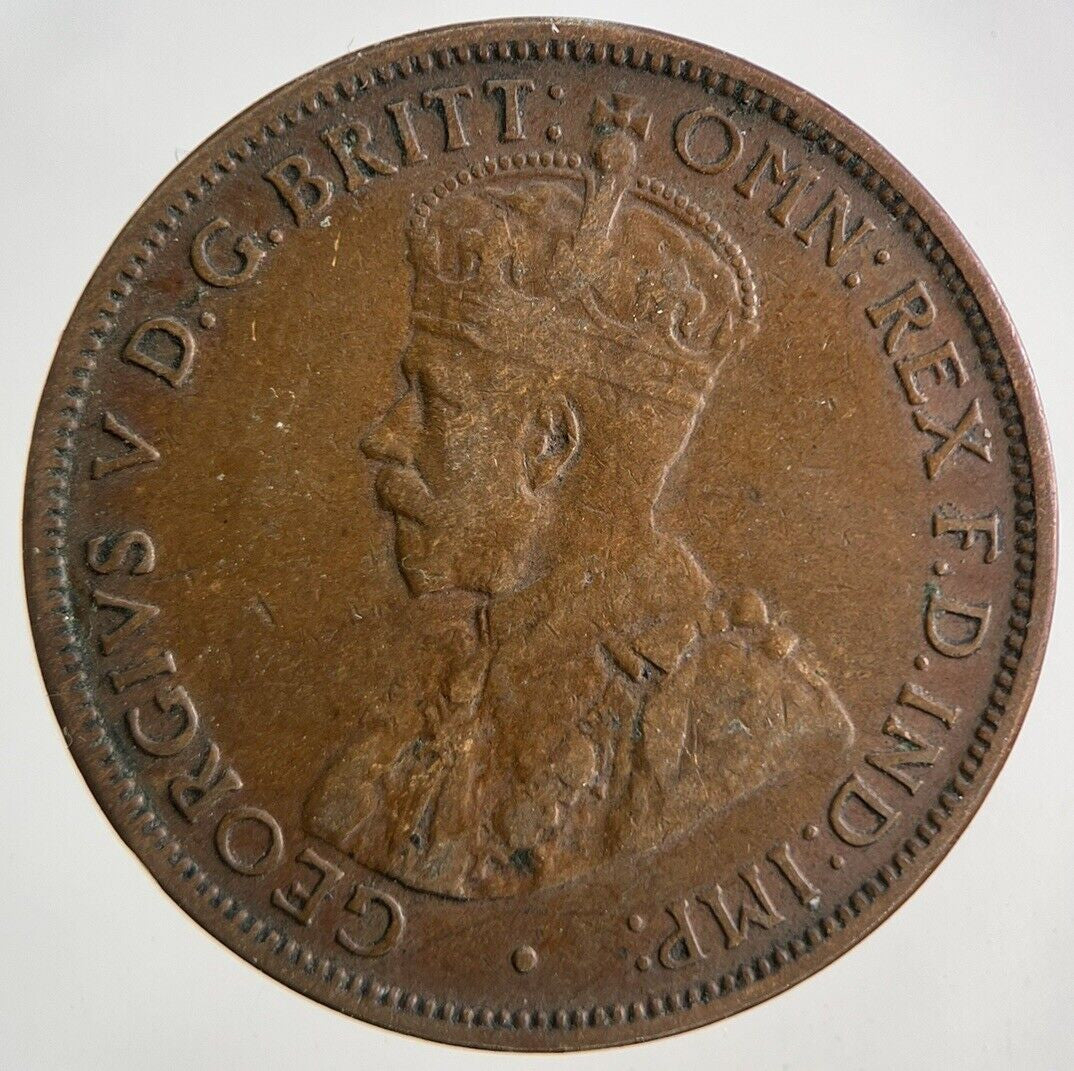 1916 Australia Half - Penny Coin | Fine Collectable Grade