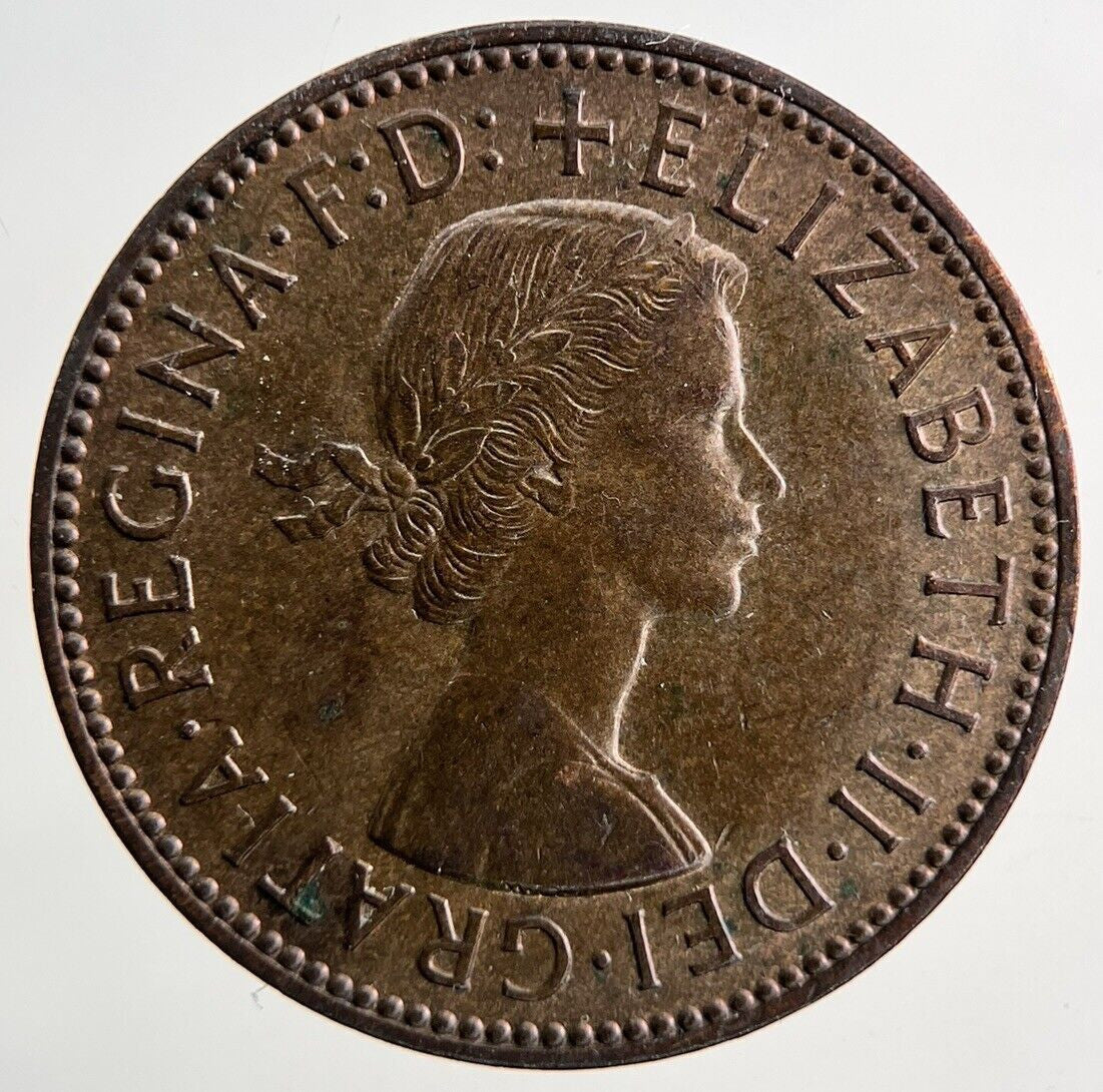 1957 Elizabeth II 2nd Half - Penny Coin | Very Fine Grade