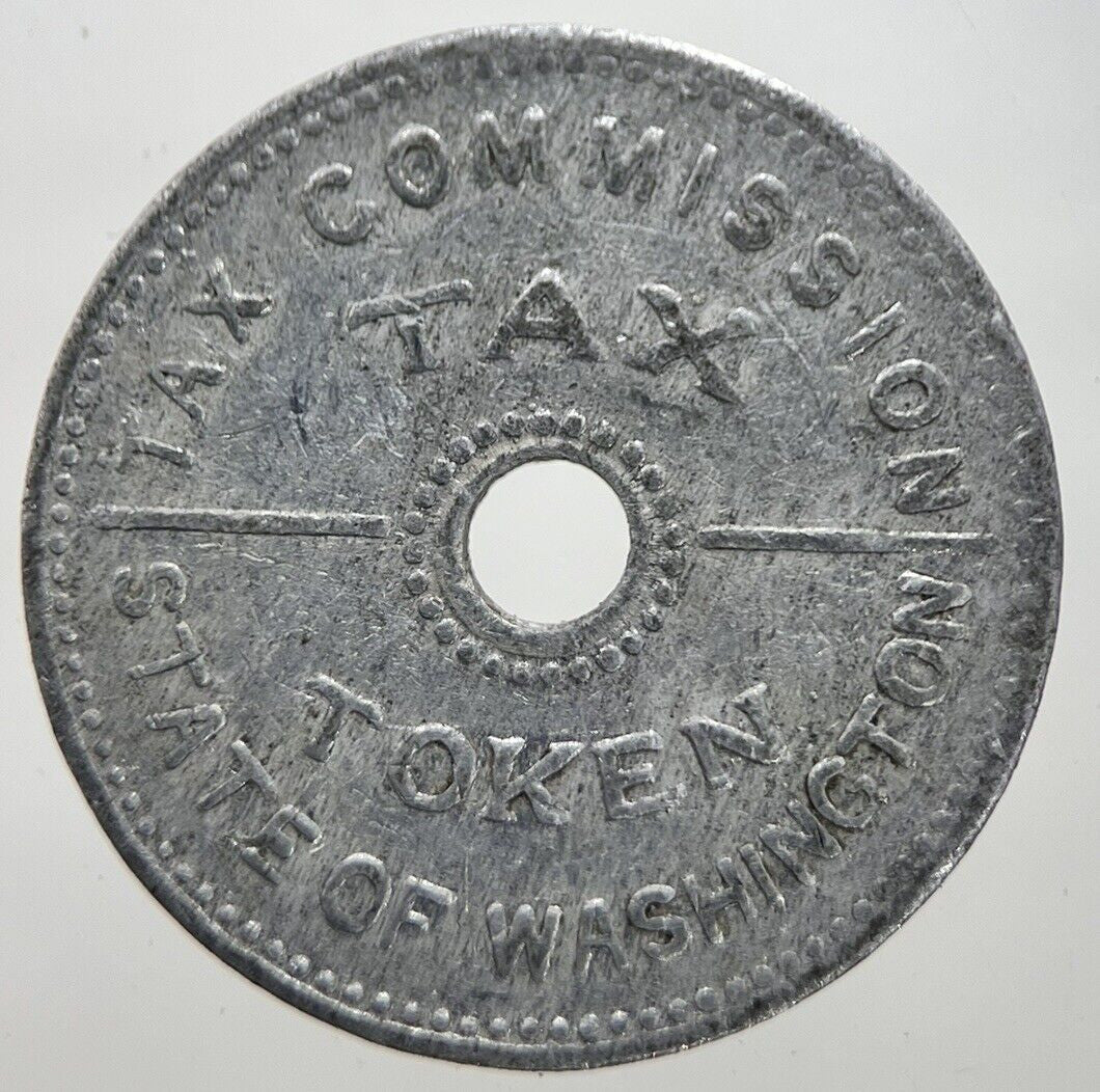 USA Washington Tax Token Coin | Collectable Grade l a7321