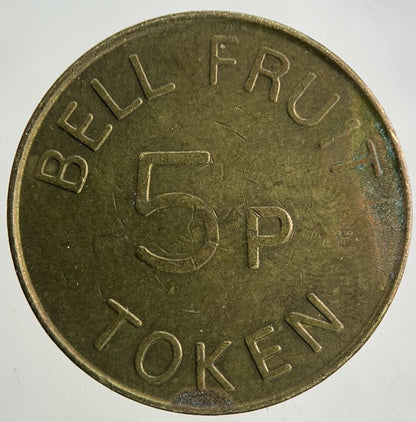 Bell Fruit 5p Token Coin | Fine Collectable Grade