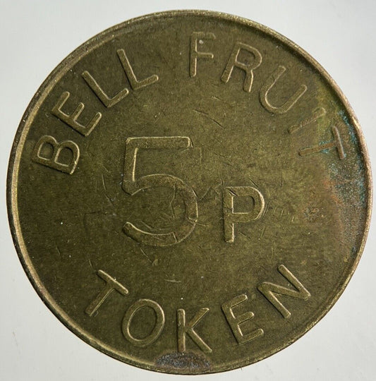 Bell Fruit 5p Token Coin | Fine Collectable Grade