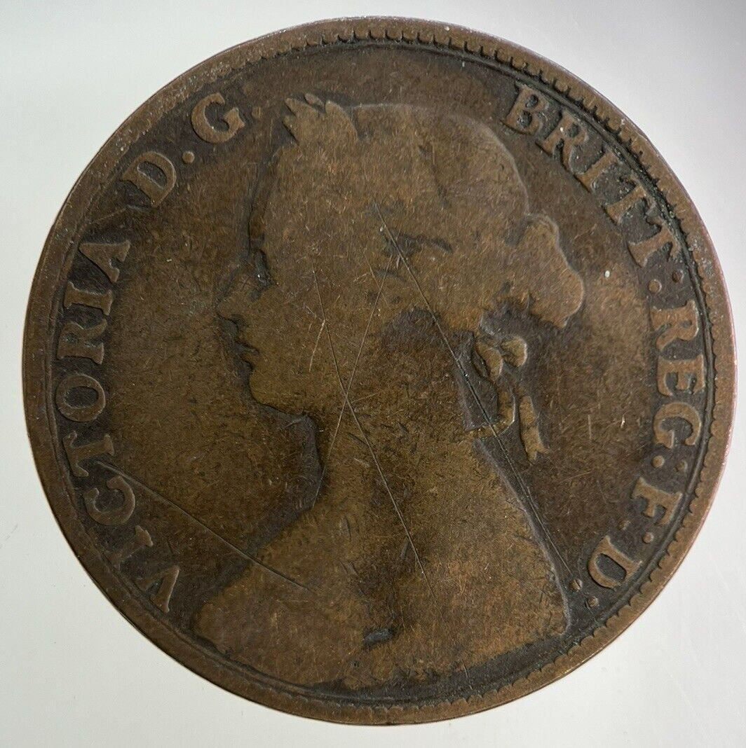 1874-H Victoria Half-Penny Coin | Collectable Grade