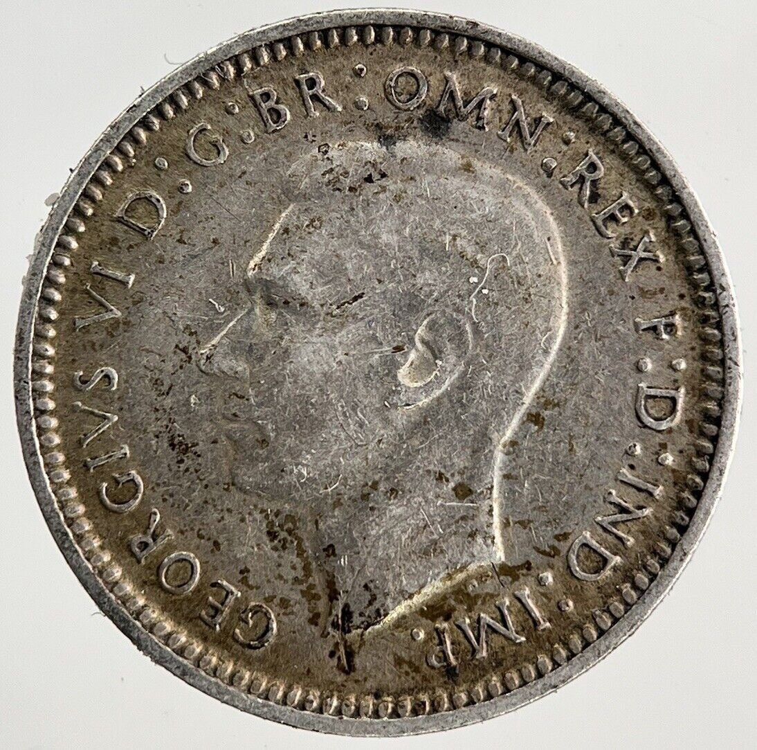 1942-S Australia Threepence Silver Coin | Fine Collectable Grade