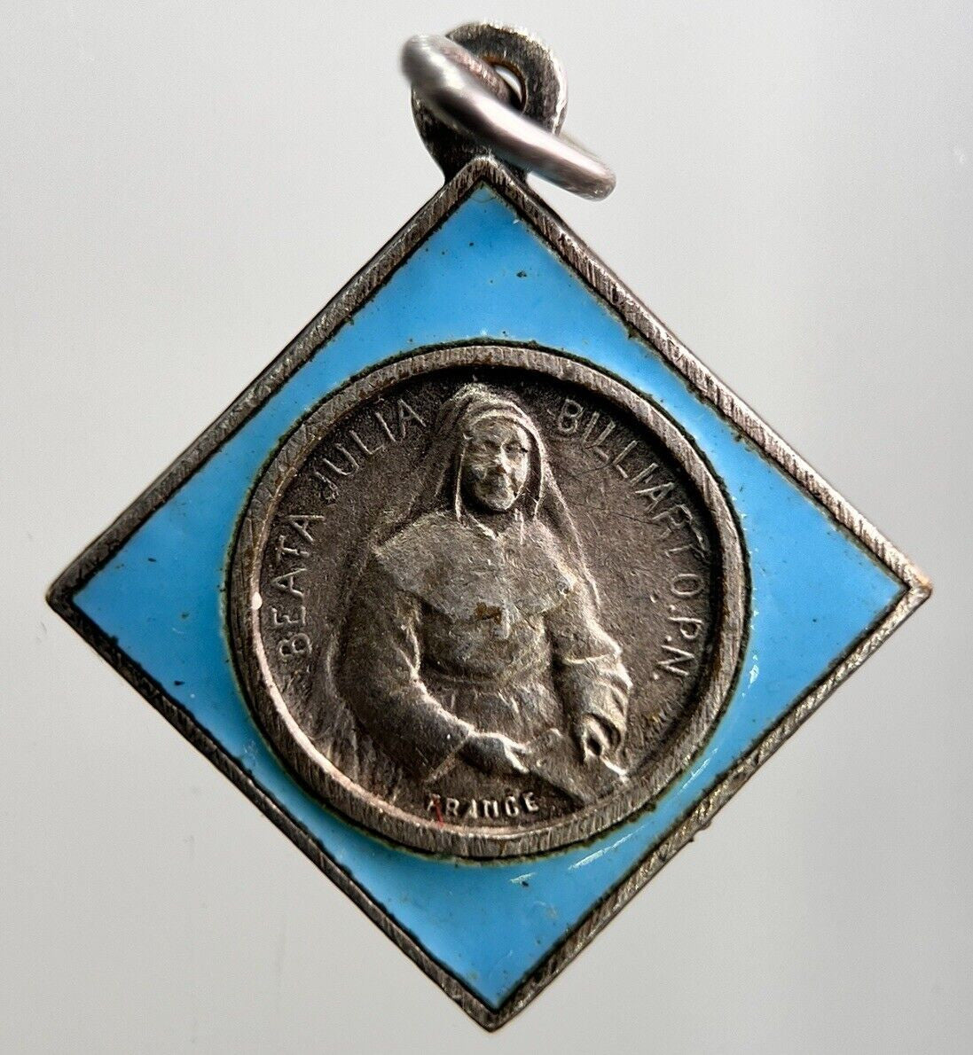 Old Catholic Pendant Necklace Charm Amulet | Height 2.5cm | a2952