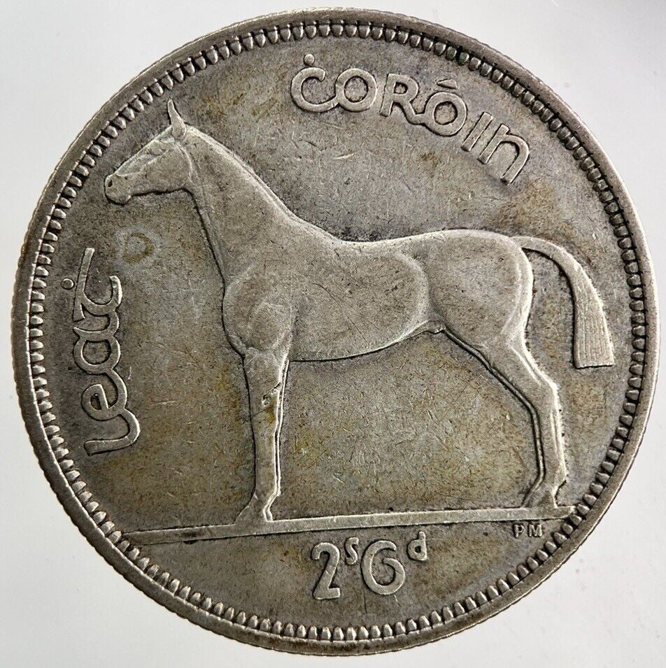 1939 Irish Horse Half - Crown Silver Coin | Very High Grade